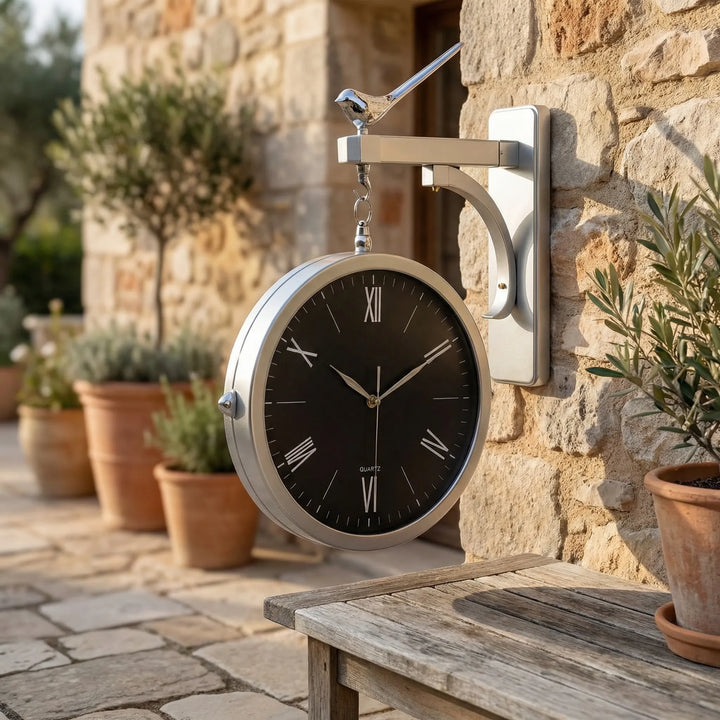 Double Sided Wall Clock - ChronoVista
