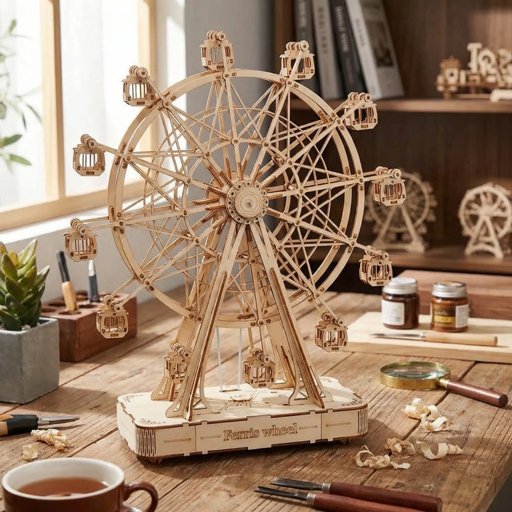 Draaibaar 3D-Houten Model Om Zelf Te Bouwen - Wheelventure