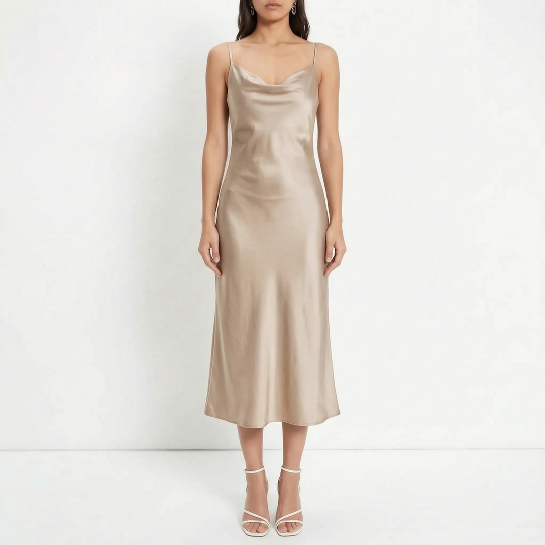 Draped Slip Dress -  Jody
