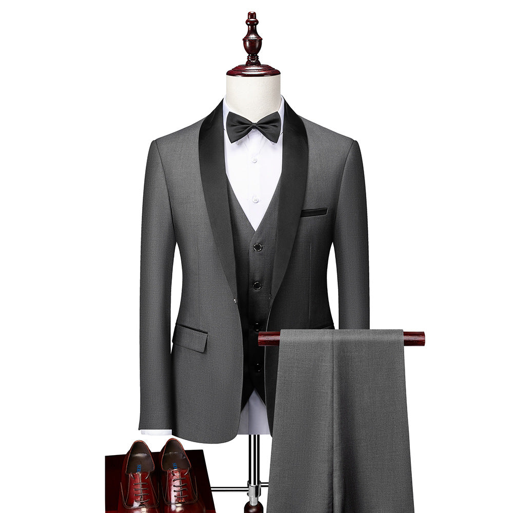 Dreiteiliger Slim-Fit-Anzug - Hennes
