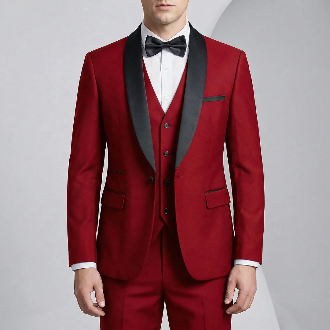 Dreiteiliger Slim-Fit-Anzug - Hennes