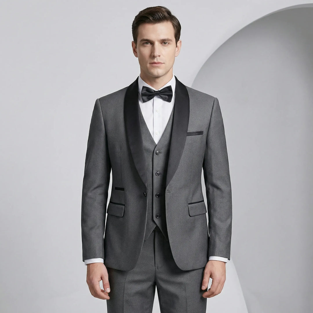 Dreiteiliger Slim-Fit-Anzug - Hennes