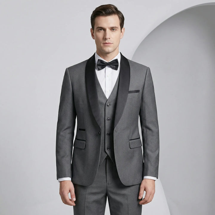 Dreiteiliger Slim-Fit-Anzug - Hennes