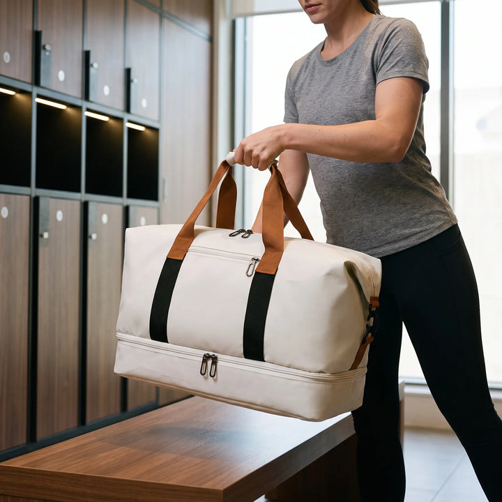 Durable Duffel Bag With Compartments - Velekto