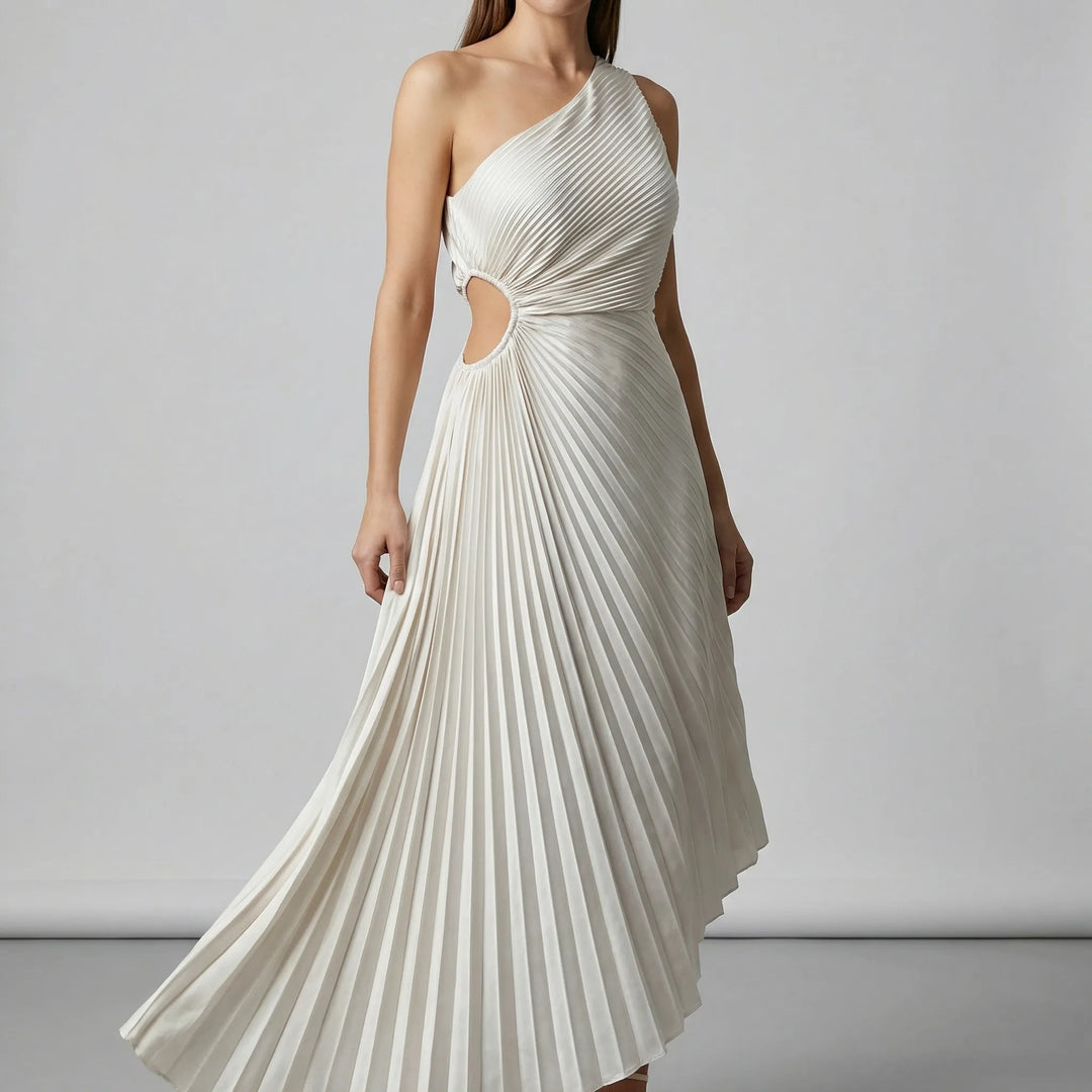 Einschulterkleid Mit Faltenrock - Lisann