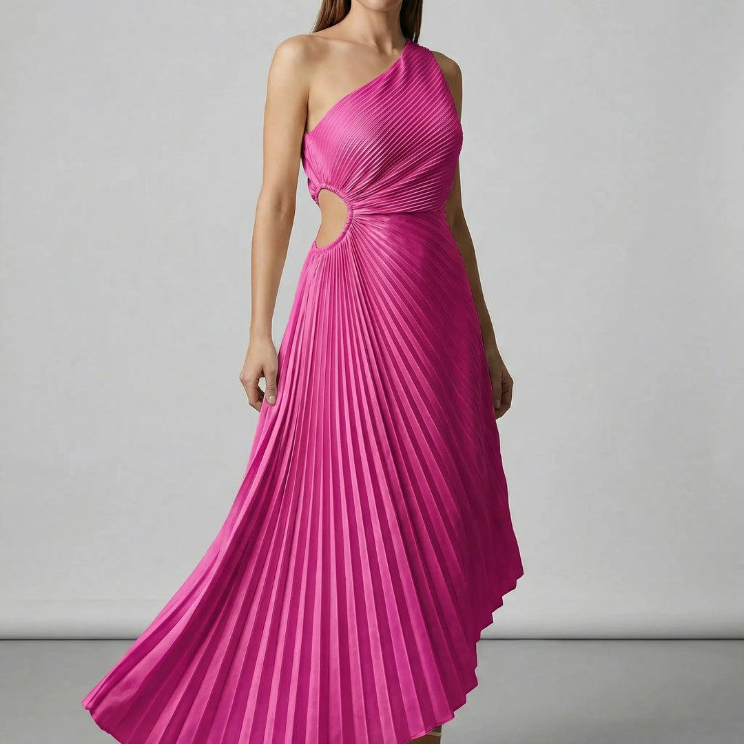 Einschulterkleid Mit Faltenrock - Lisann