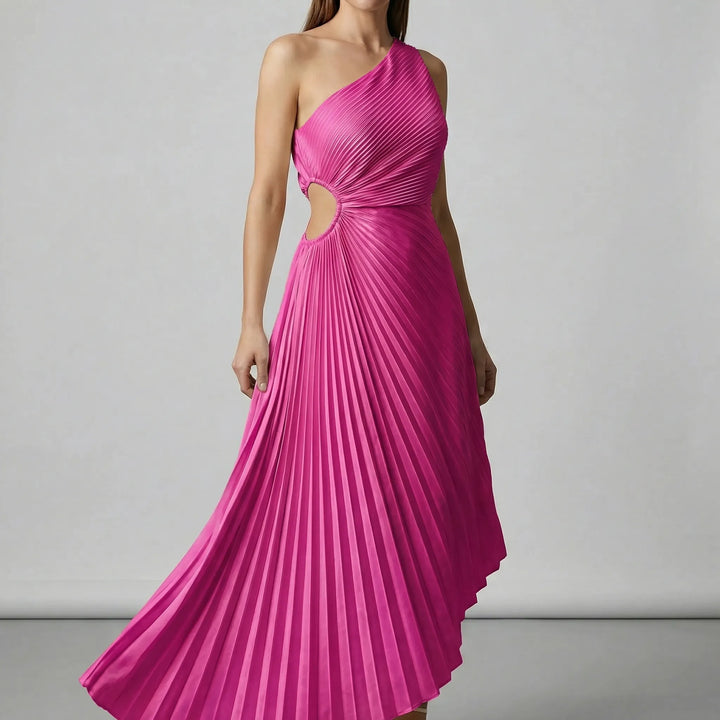 Einschulterkleid Mit Faltenrock - Lisann