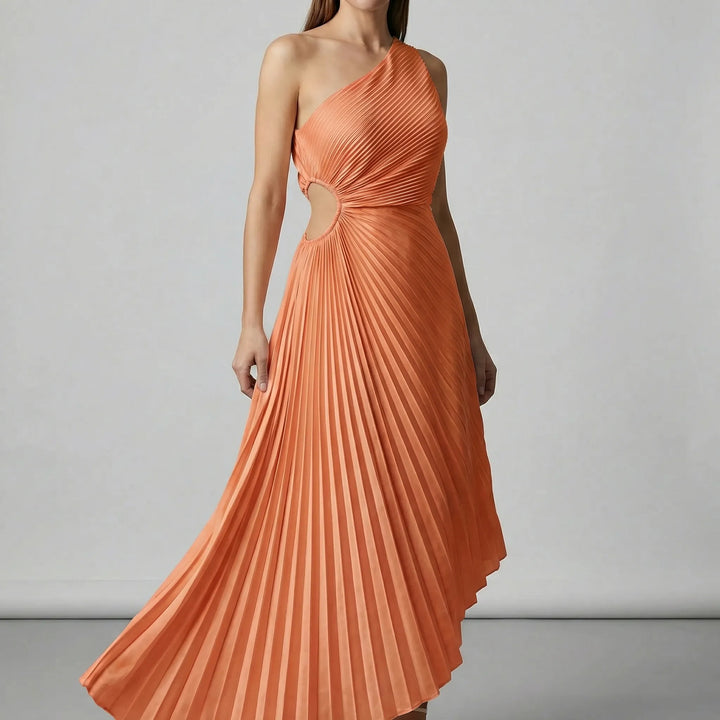 Einschulterkleid Mit Faltenrock - Lisann