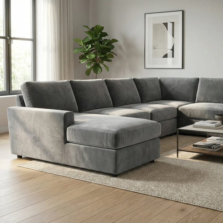 Elastische Bankhoes Met Antislipcoating - Sofashield