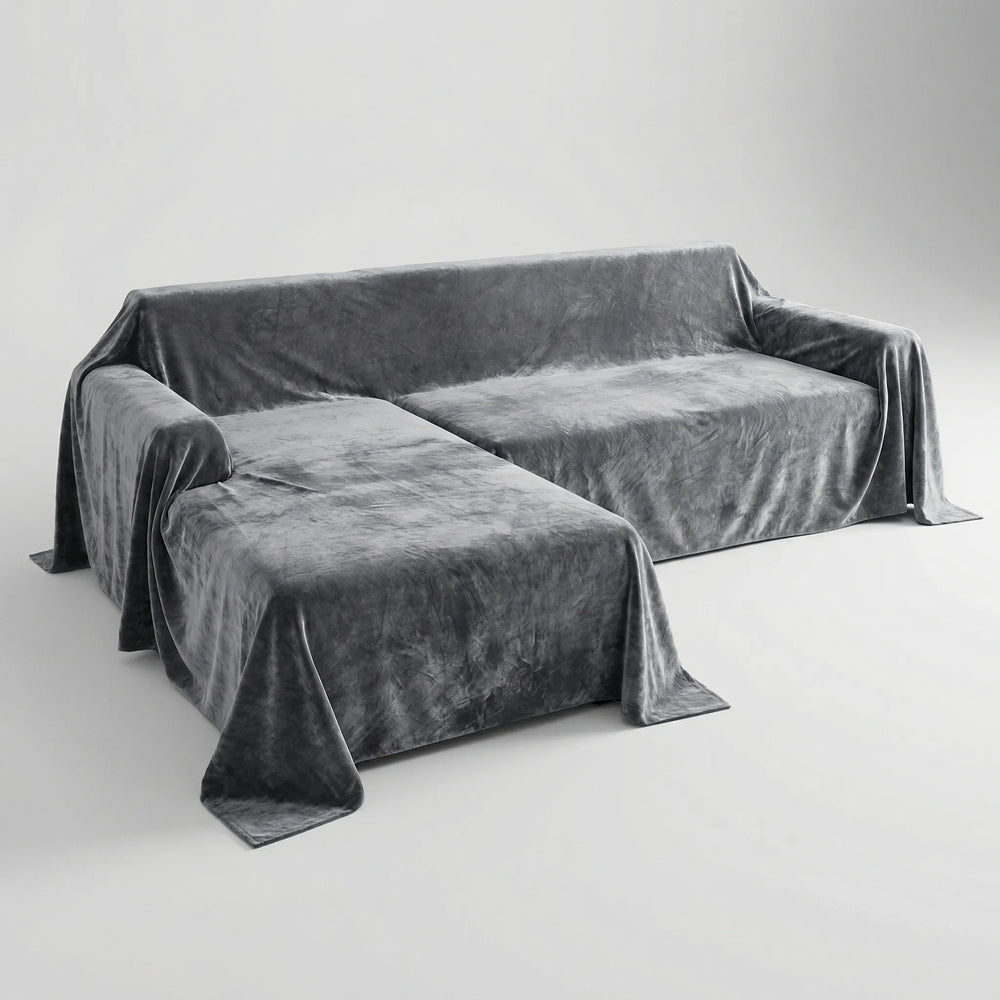 Elastische Bankhoes Met Antislipcoating - Sofashield