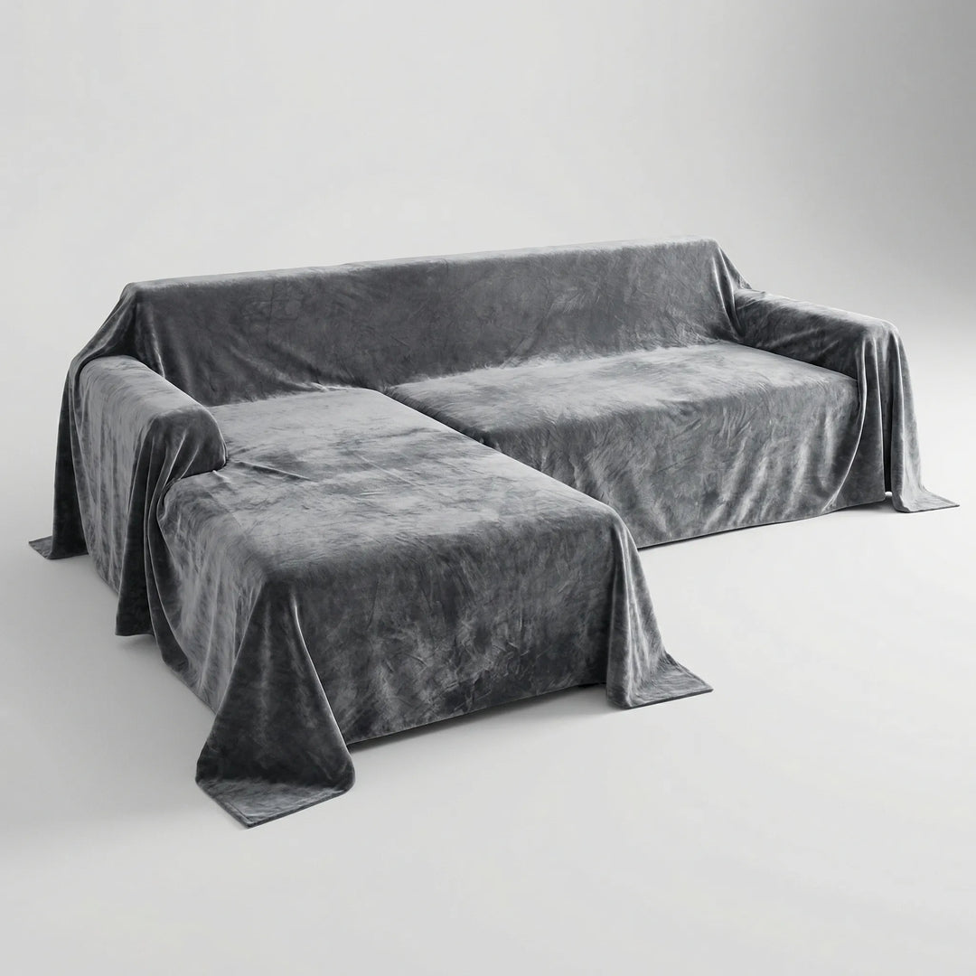 Elastische Bankhoes Met Antislipcoating - Sofashield