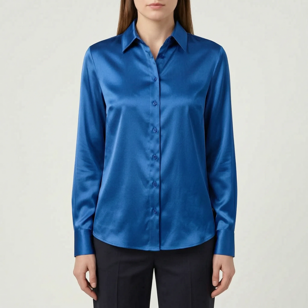 Elegant Long-Sleeve Blouse - Lustral