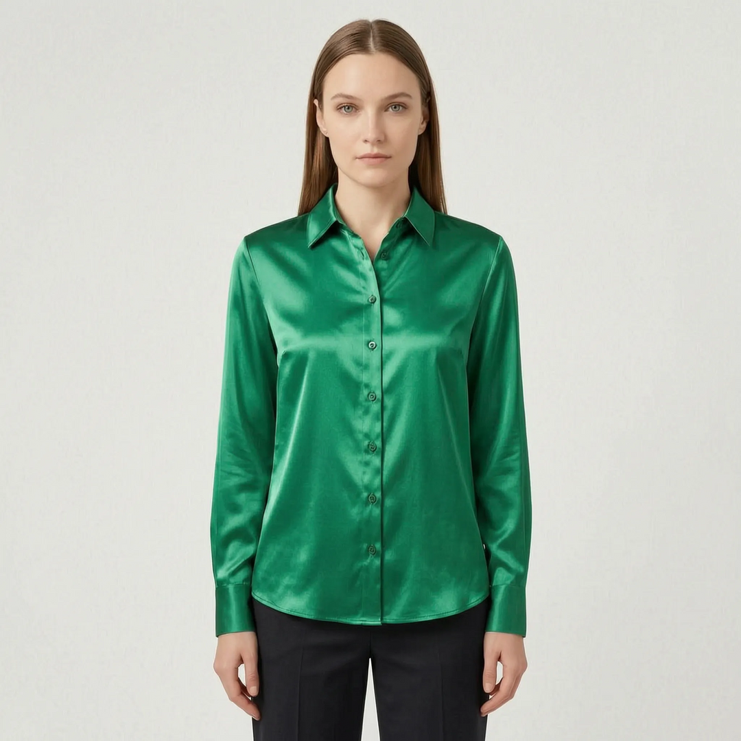 Elegant Long-Sleeve Blouse - Lustral