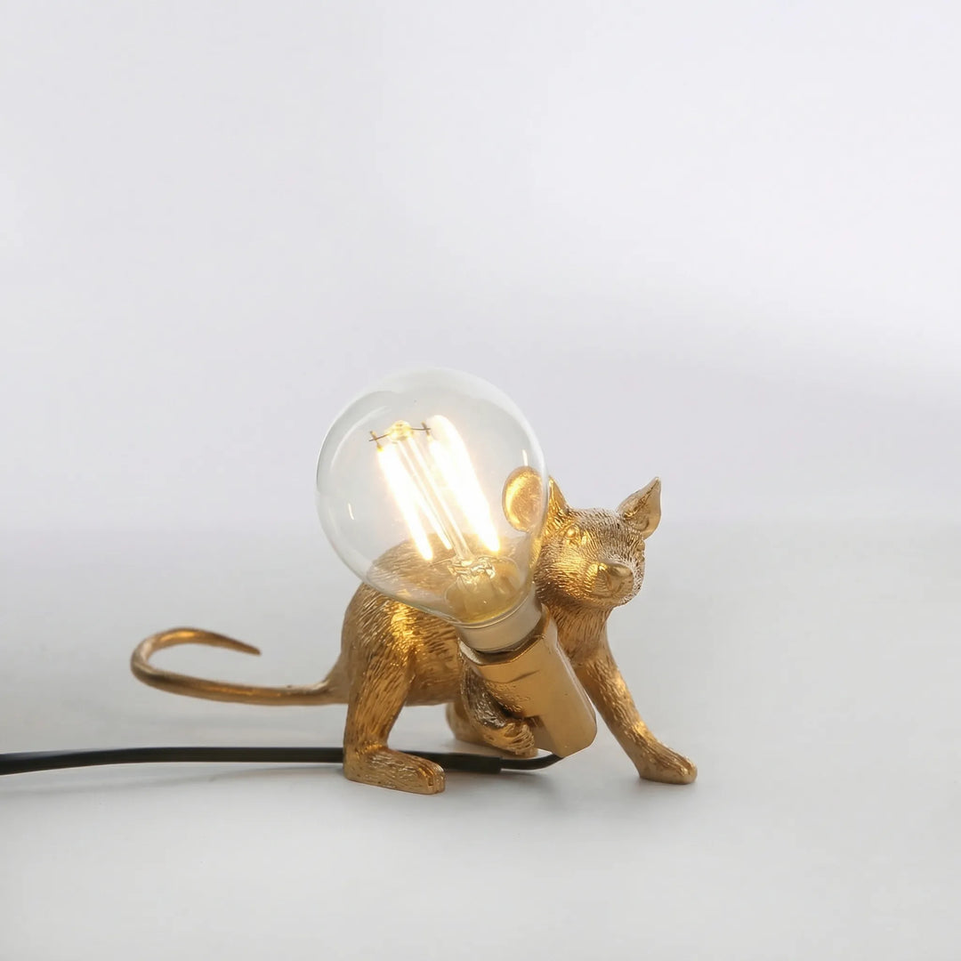 Figuratieve Tafellamp Met Muisvorm - Lumouse