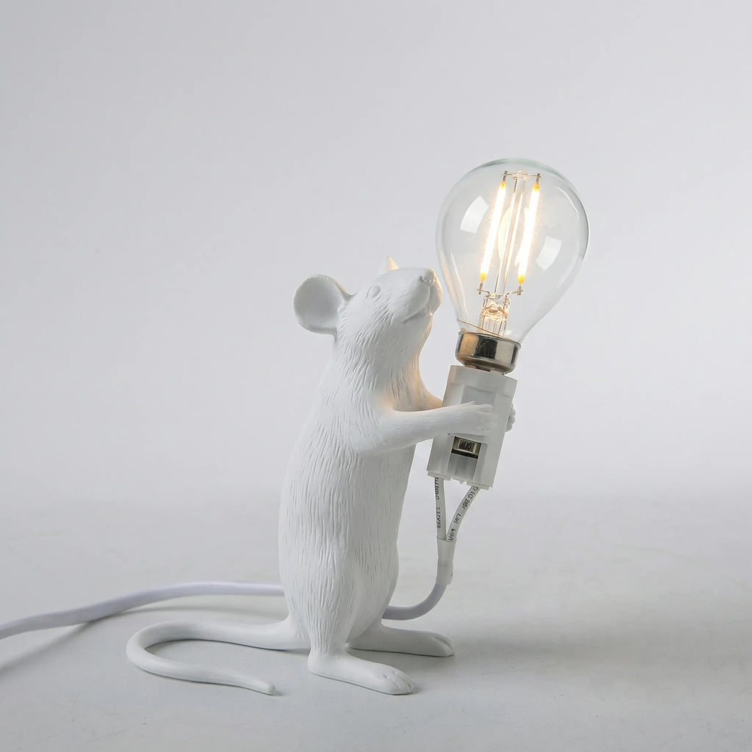 Figuratieve Tafellamp Met Muisvorm - Lumouse