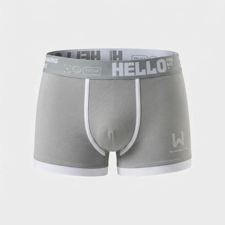 Fitted Boxer Brief With Waistband Branding (8-Pack) -  Shaun