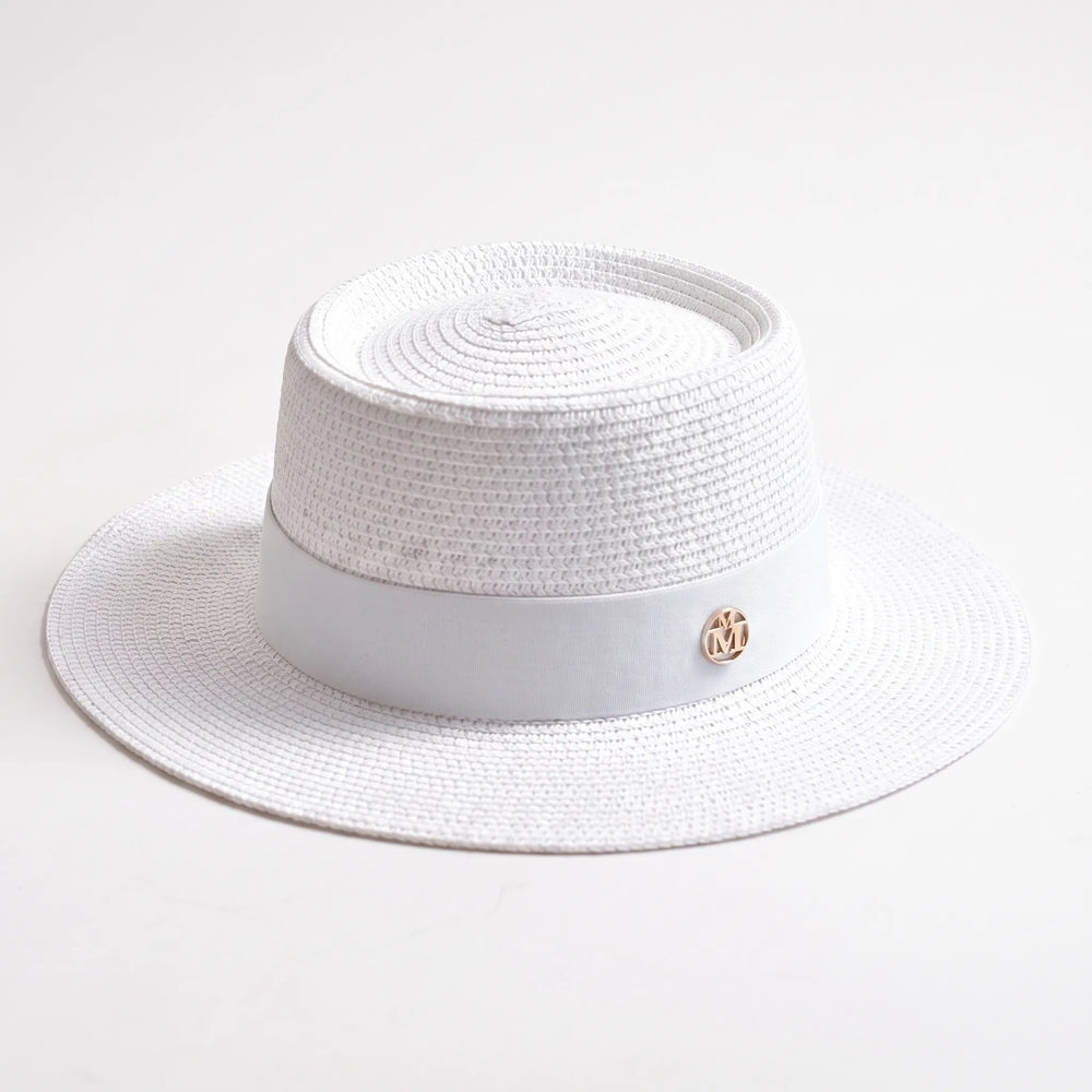 Flat Top Woven Hat - Calypsa