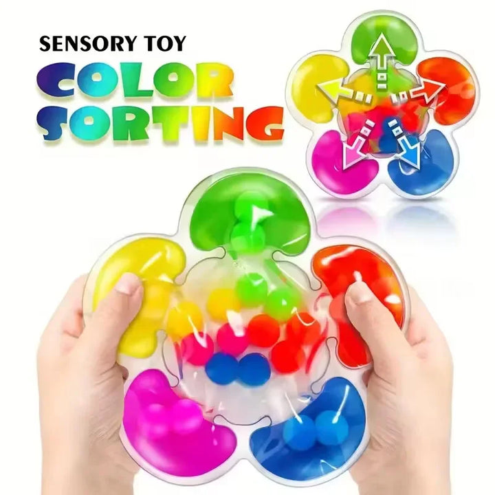 Flower-Shaped Sorting Toy - Sortabloom