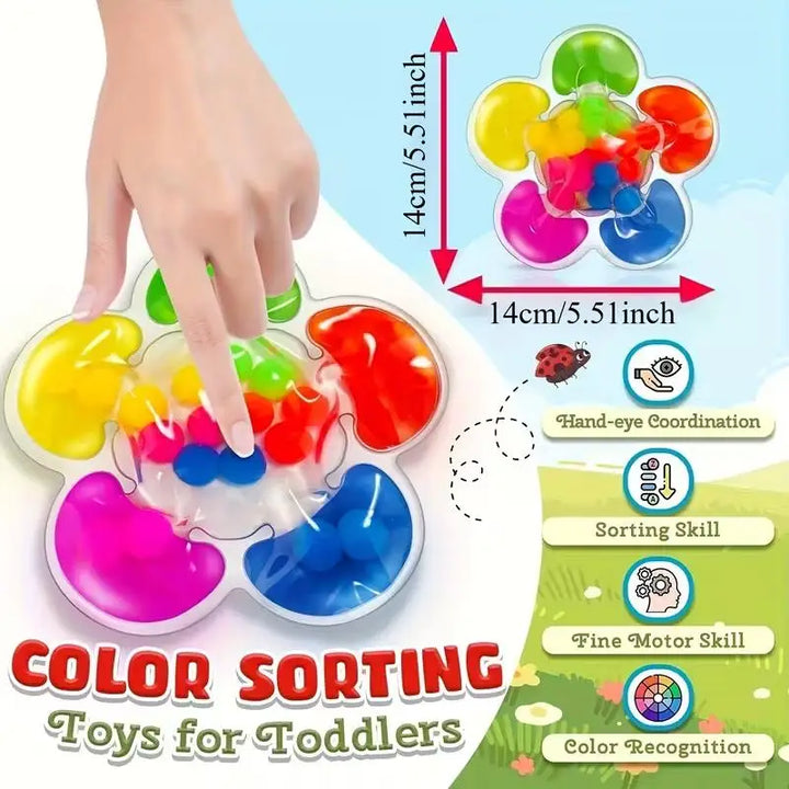 Flower-Shaped Sorting Toy - Sortabloom