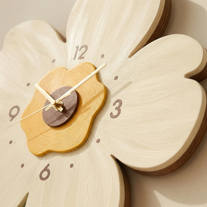 Flower Shaped Wall Clock - Florielle