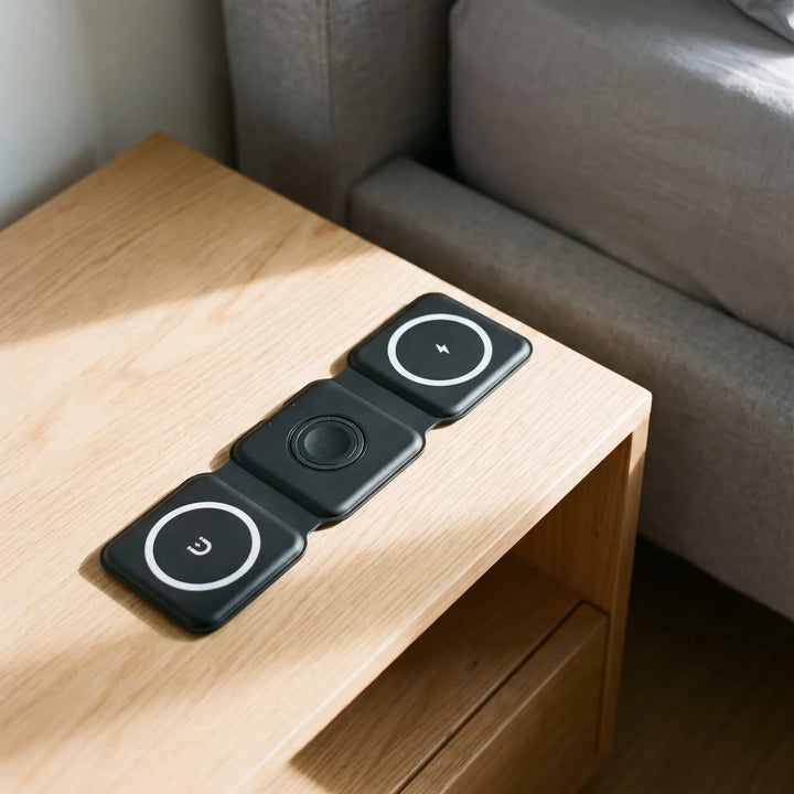 Foldable 3 In 1 Wireless Charging Station - Foldix