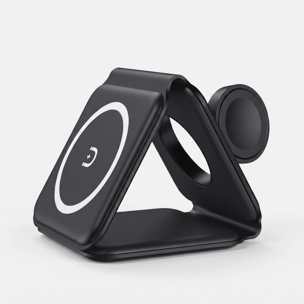 Foldable 3 In 1 Wireless Charging Station - Foldix