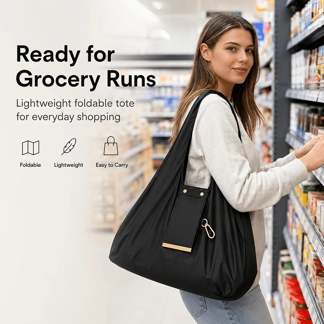 Foldable Large Capacity Tote Bag - FoldaTote