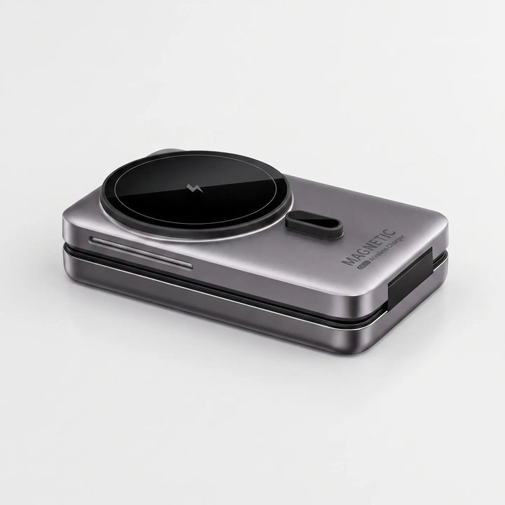 Foldable Magnetic Wireless Charging Station - Magfold