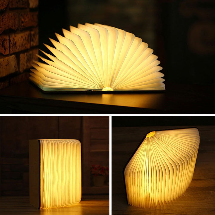 Folding LED Book Lamp - LuminaTome