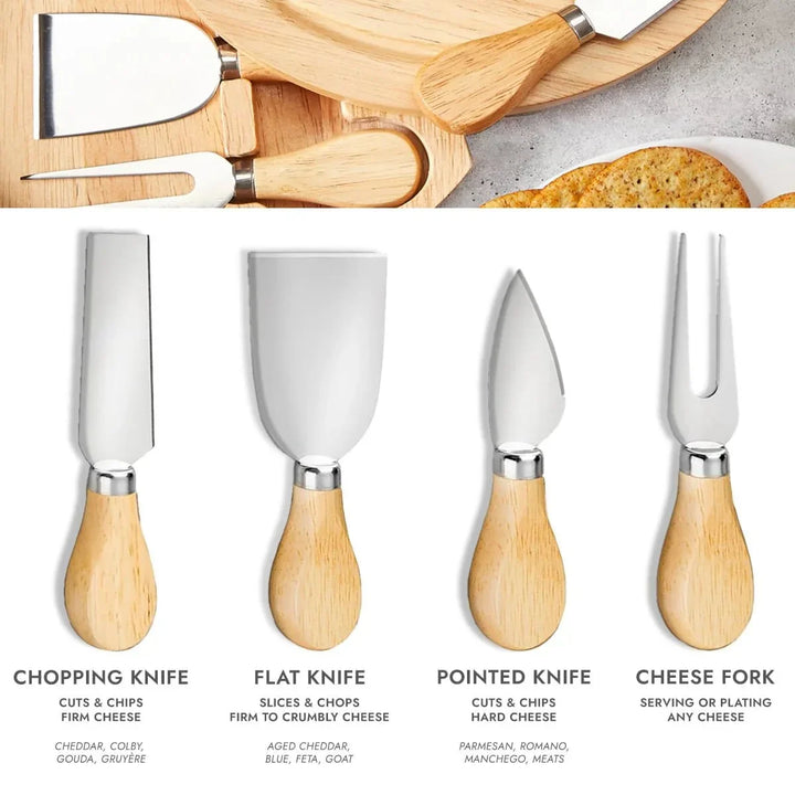 Four-Piece Cheese Knife Set - Fromagis