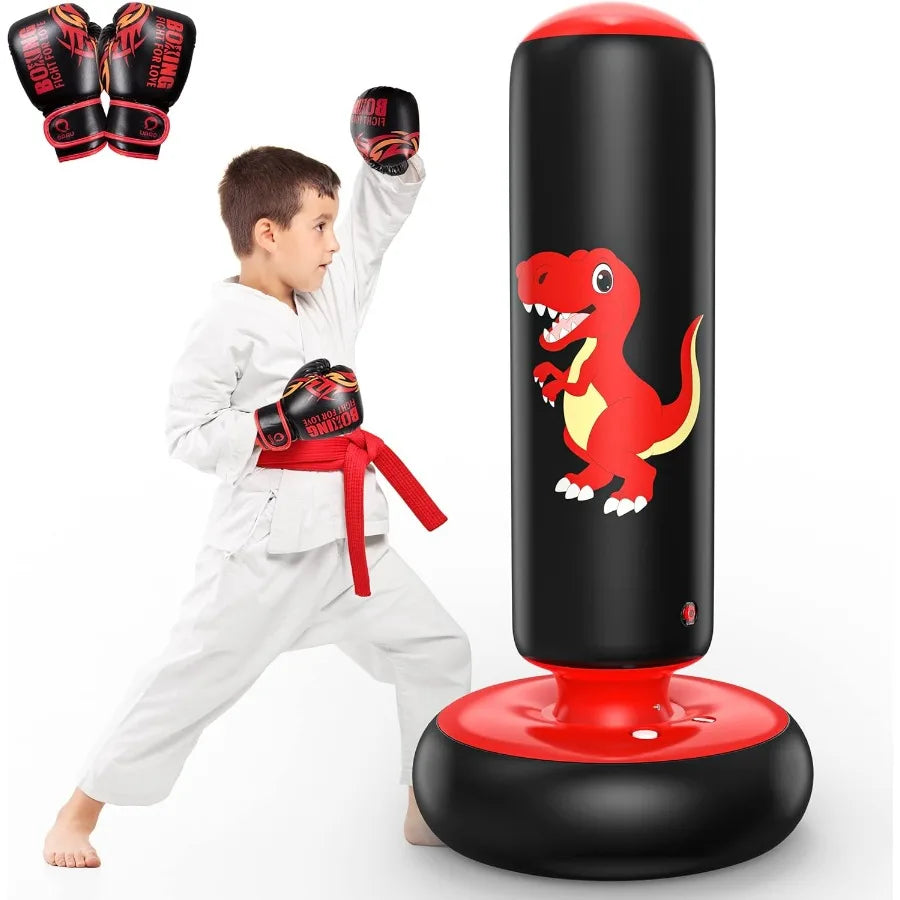 Freestanding Inflatable Punching Bag - DinoPuncher