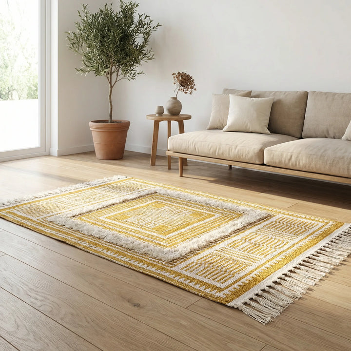 Fringed Bohemian Area Rug - Bohemora