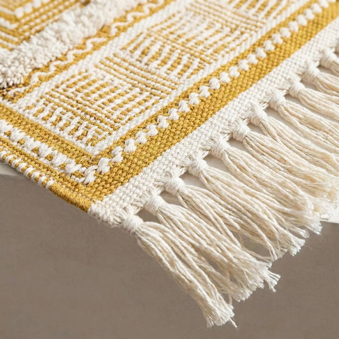 Fringed Bohemian Area Rug - Bohemora