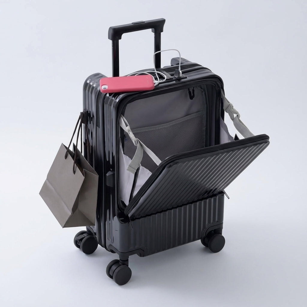 Front Opening Handbagage Koffer - CarryNex