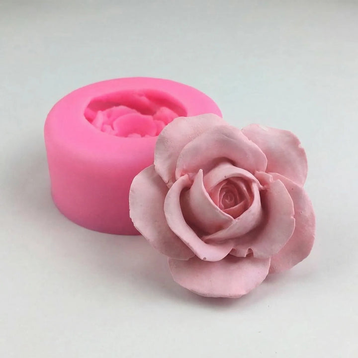 Gedetailleerde 3D-Rozenvorm - BloomMold