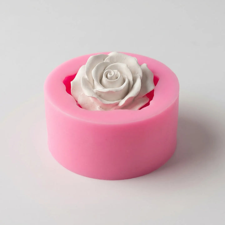 Gedetailleerde 3D-Rozenvorm - BloomMold