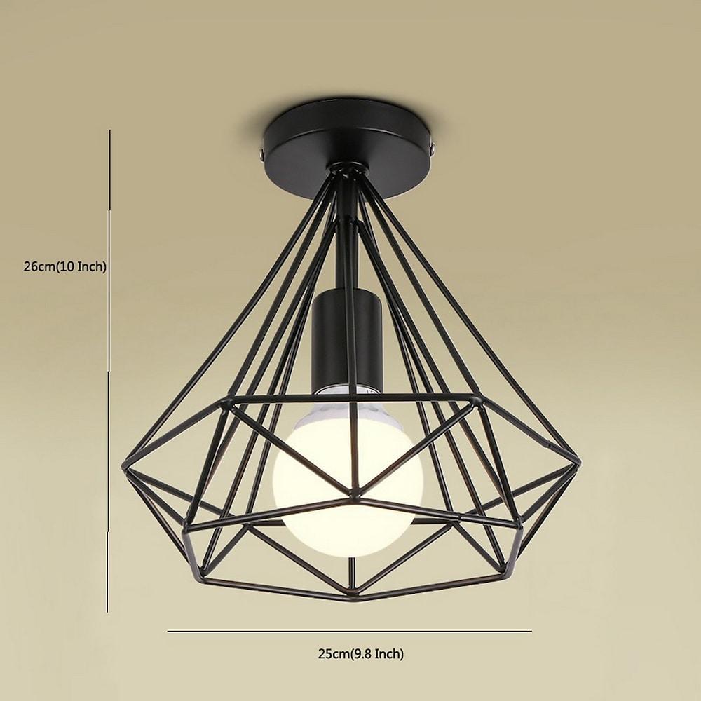 Geometric Open Frame Ceiling Light - Cagedra