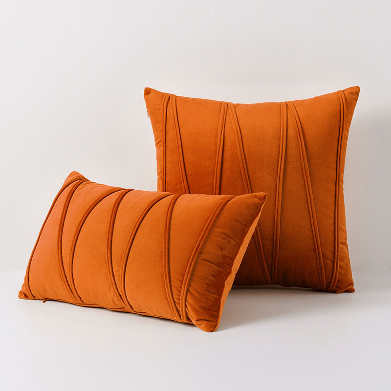 Geometric Textured Throw Pillow - Cushia
