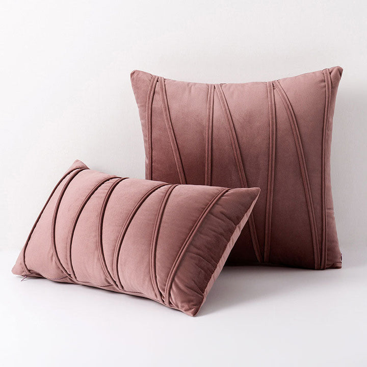 Geometric Textured Throw Pillow - Cushia