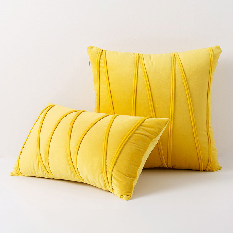 Geometric Textured Throw Pillow - Cushia