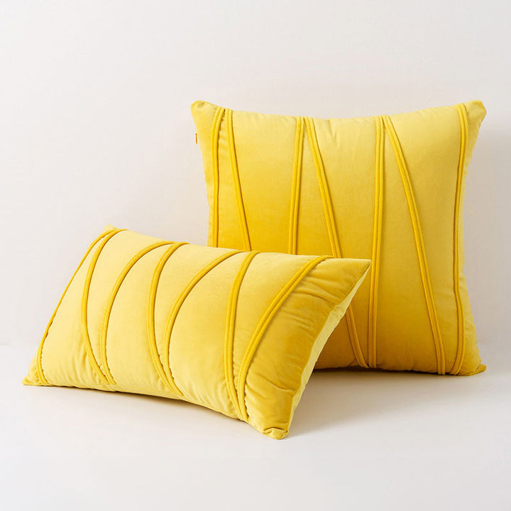 Geometric Textured Throw Pillow - Cushia