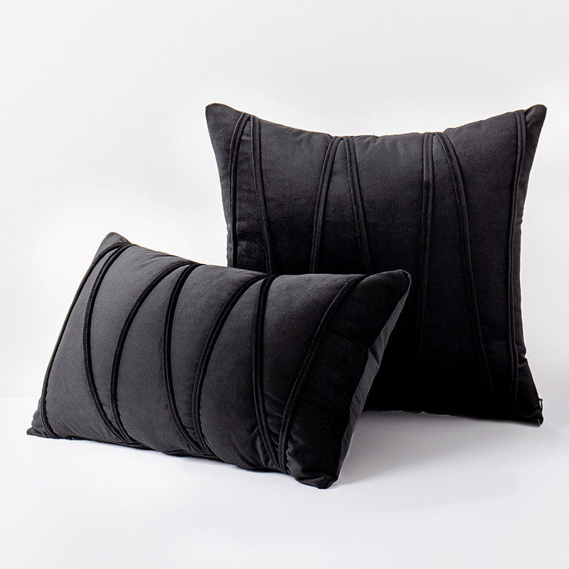 Geometric Textured Throw Pillow - Cushia