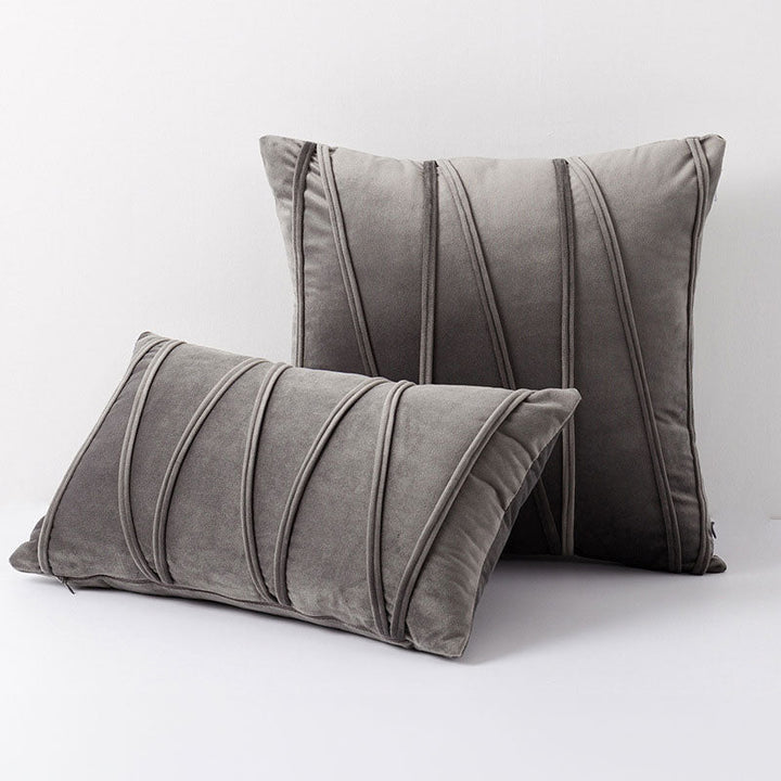 Geometric Textured Throw Pillow - Cushia