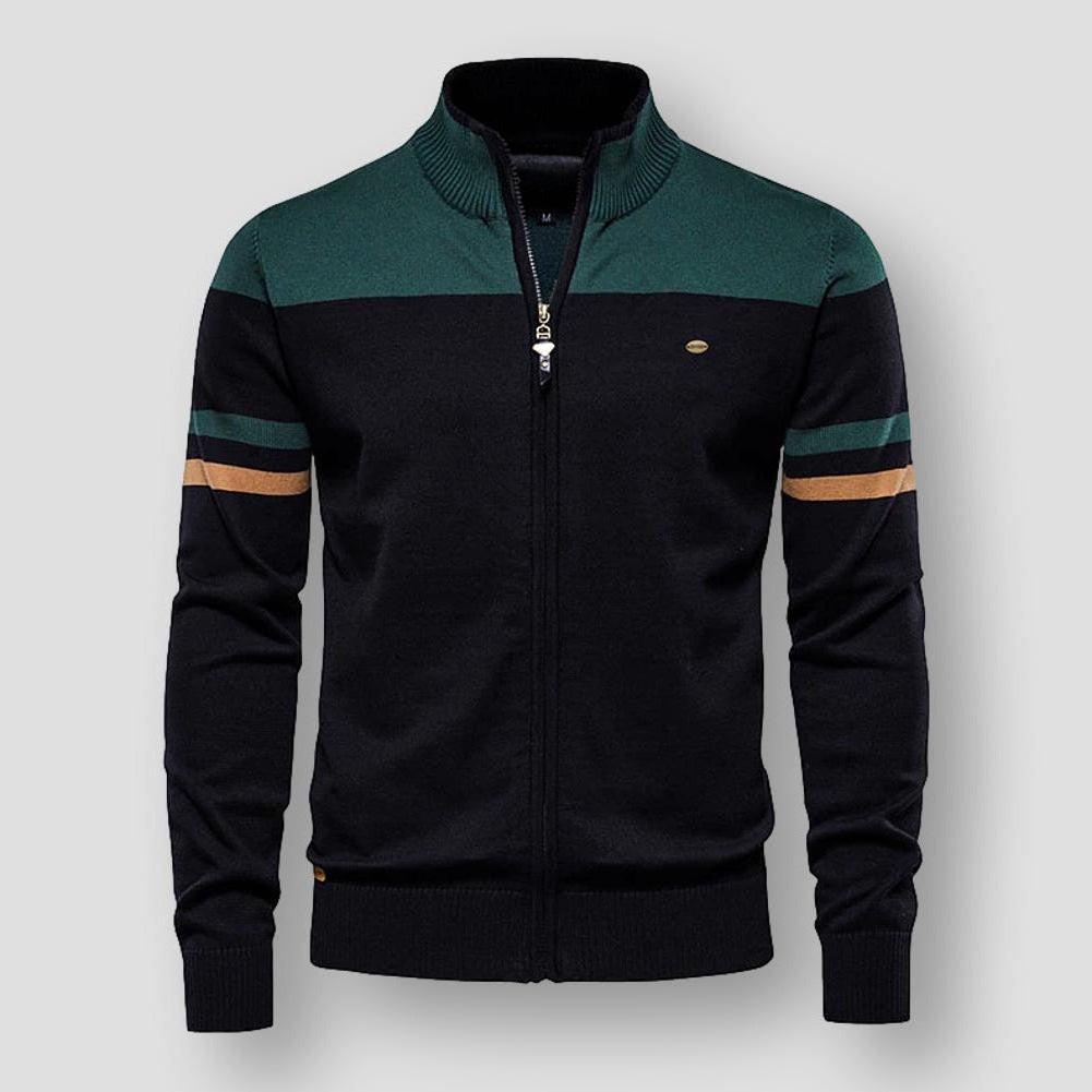 Gestreifte Schulter-Trainingsjacke - Ruben
