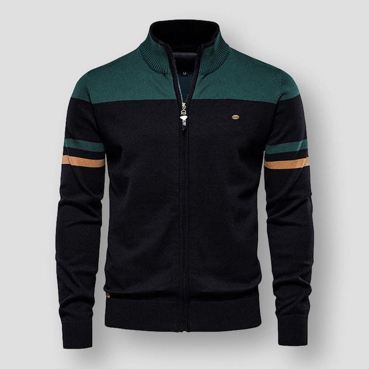 Gestreifte Schulter-Trainingsjacke - Ruben