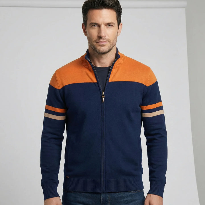 Gestreifte Schulter-Trainingsjacke - Ruben