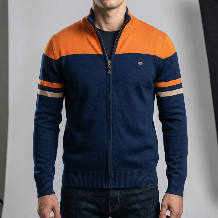 Gestreifte Schulter-Trainingsjacke - Ruben