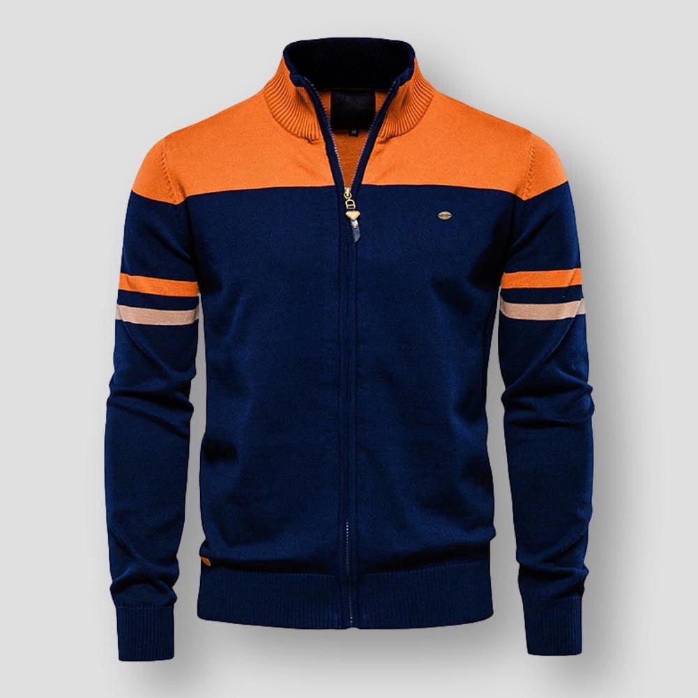 Gestreifte Schulter-Trainingsjacke - Ruben