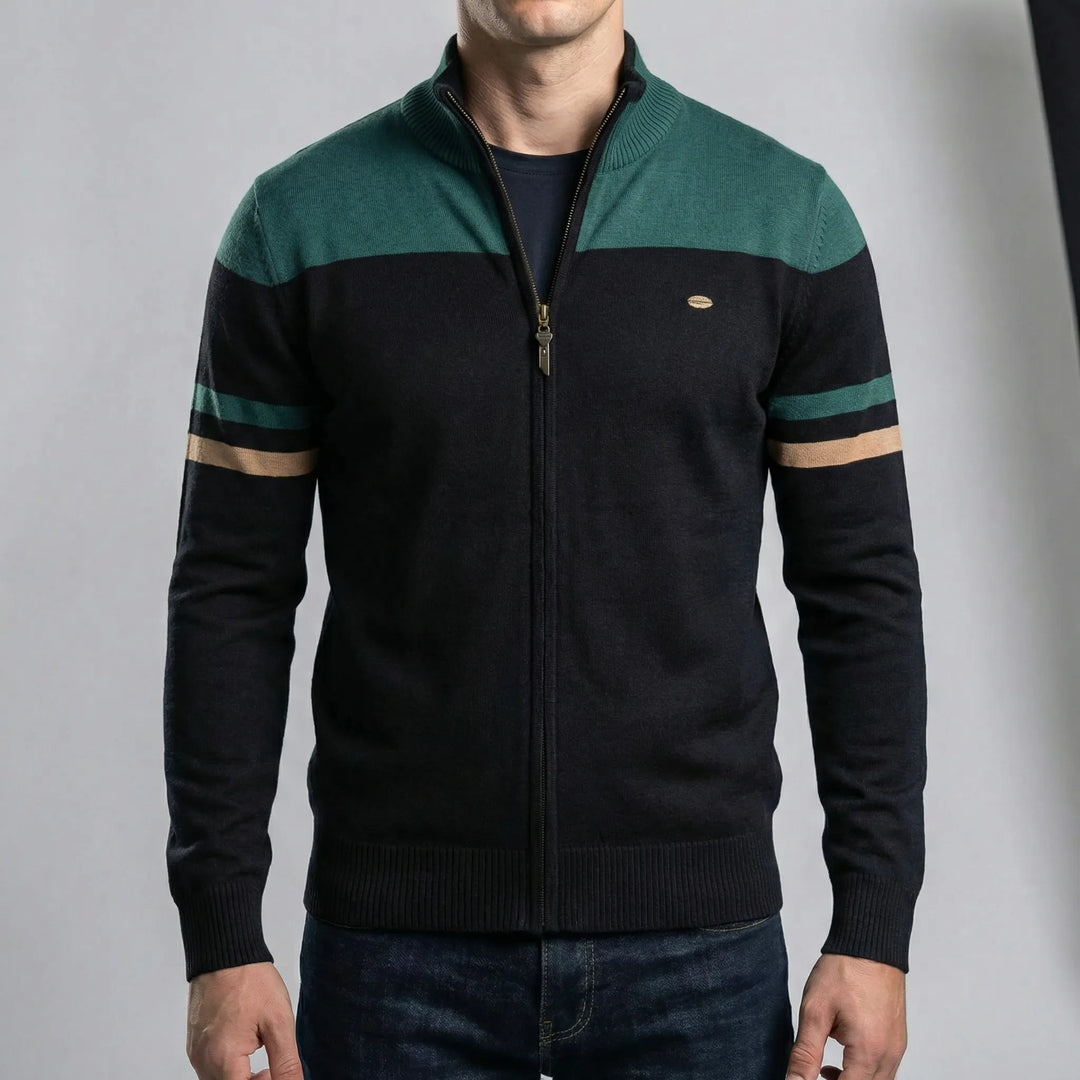 Gestreifte Schulter-Trainingsjacke - Ruben