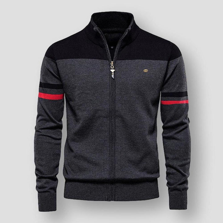Gestreifte Schulter-Trainingsjacke - Ruben